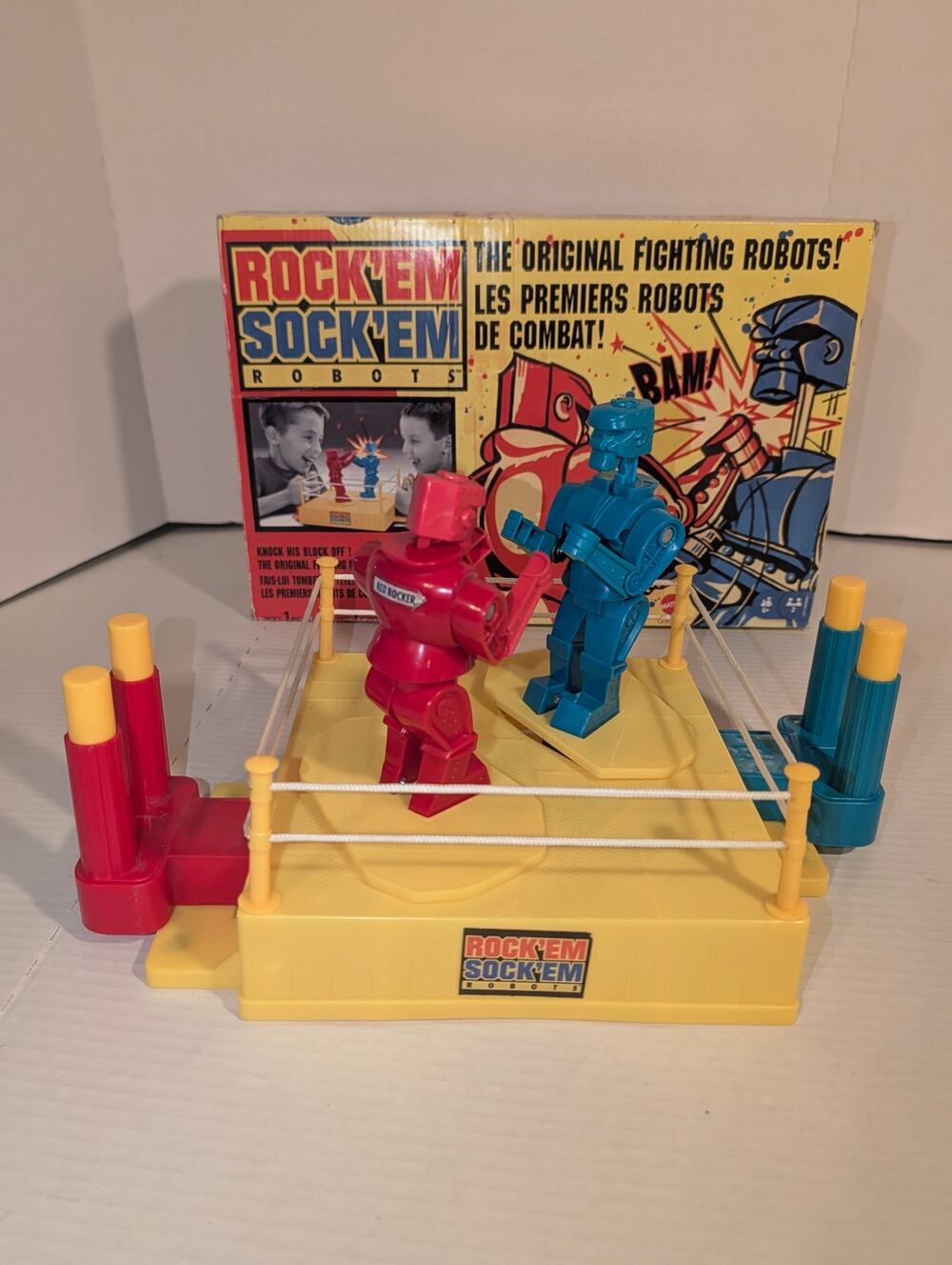 Vintage 2012 Mattel Game Rock’em Sock’em Robots Working and Tested